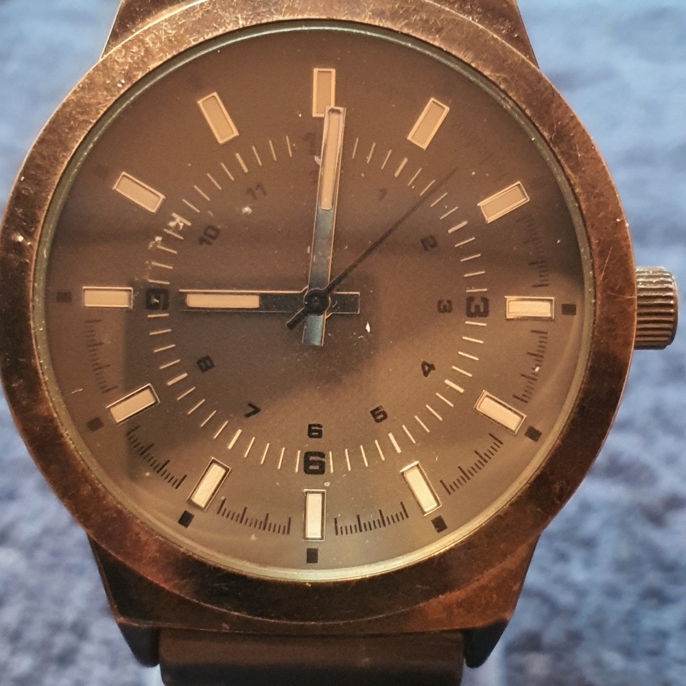 10/$20 FMDPU118 Gunmetal/Gray  Stainless Steel Men's Watch